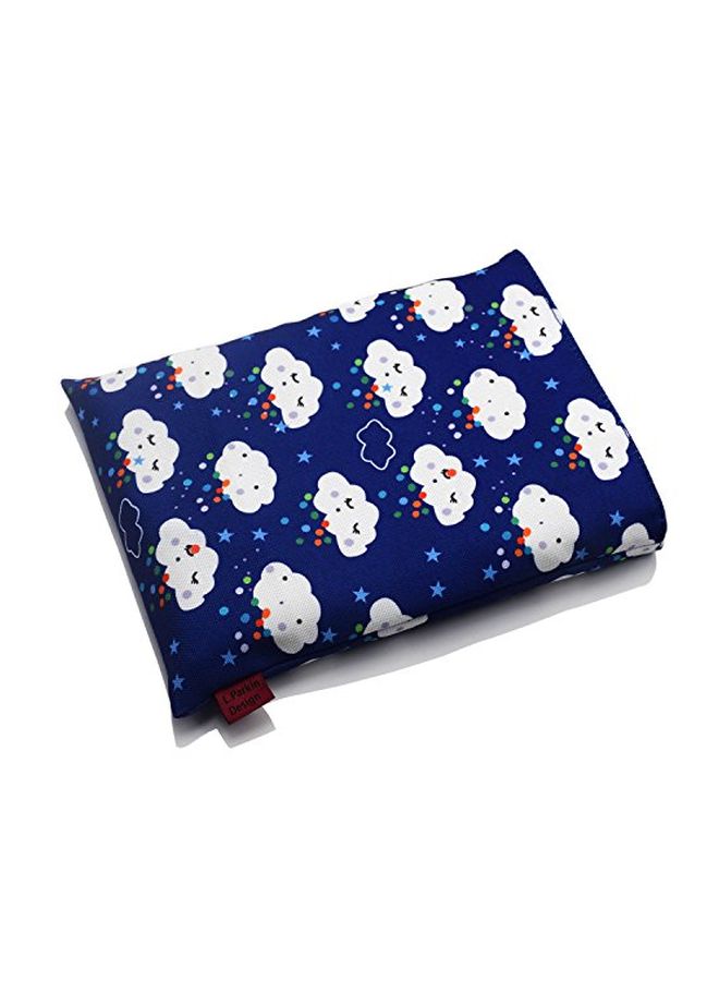 إل باركين غطاء حماية لدفتر التخطيط مطبوع بصورة غيوم أزرق/ أبيض - Image 2