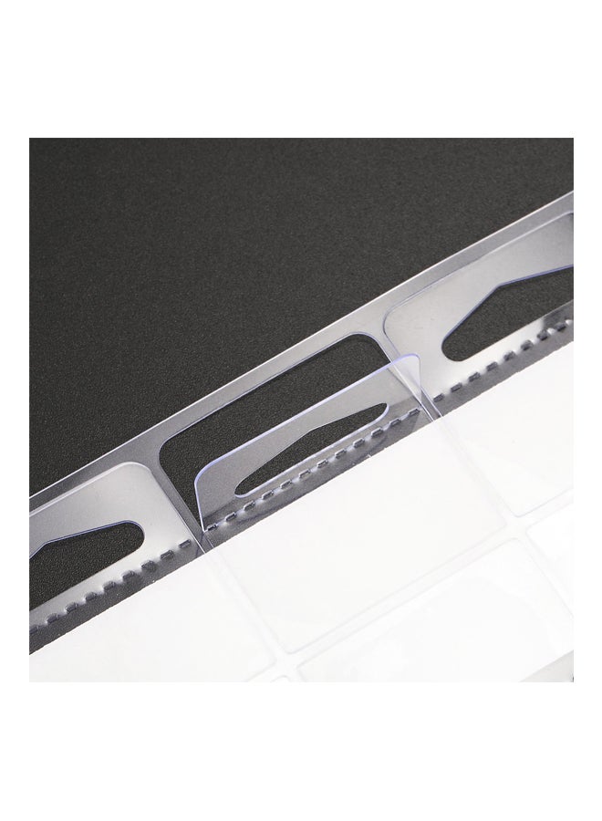 تيكيونايت مجموعة من 300 علامة تبويب معلقة للعرض مزودة بفتحة شفاف - Image 3