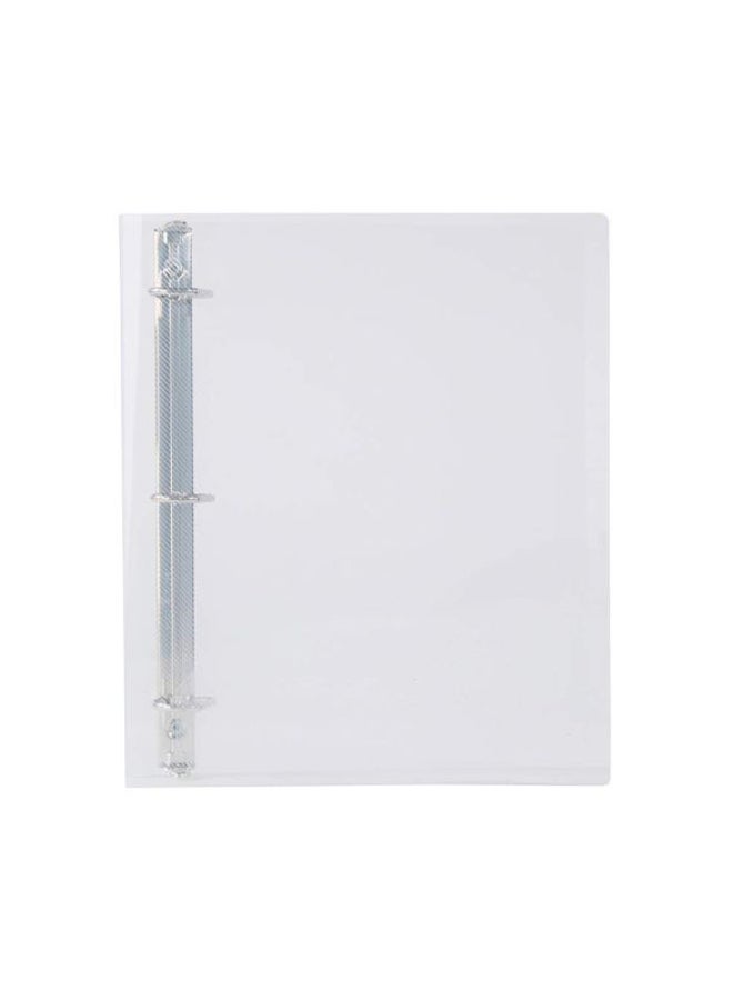 Filexec 2-Piece D-ring Binder Set Clear/Silver  - Image 1