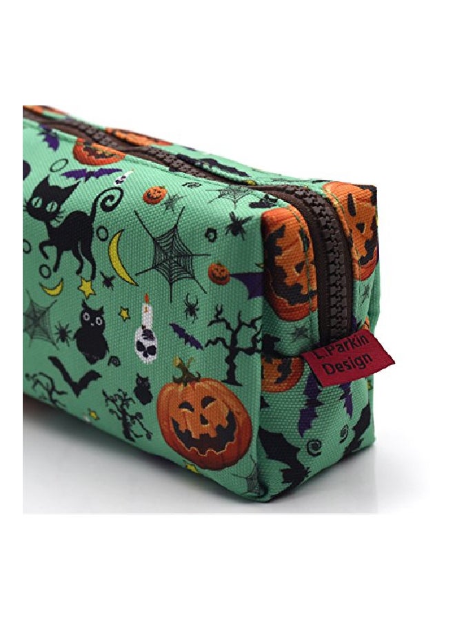 إل باركين حافظة للأدوات المكتبية مزين بنمط الهالووين أزرق - Image 3