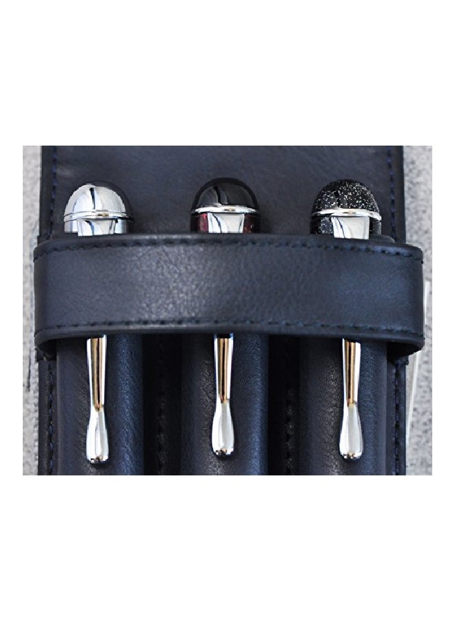 Metier Life Triple Pen Case With Note Jotter Grey - Image 3