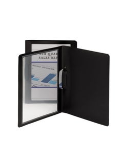 Smead 5-Piece Frame View Report Covers Black/Clear  - Image 1