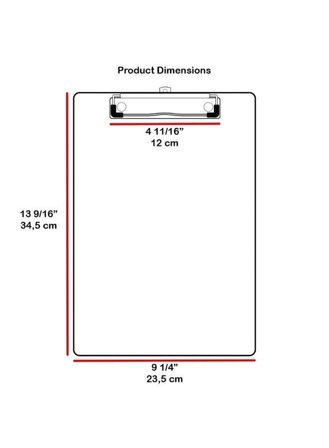 Acrimet A4 Size Clipboard  - Image 3