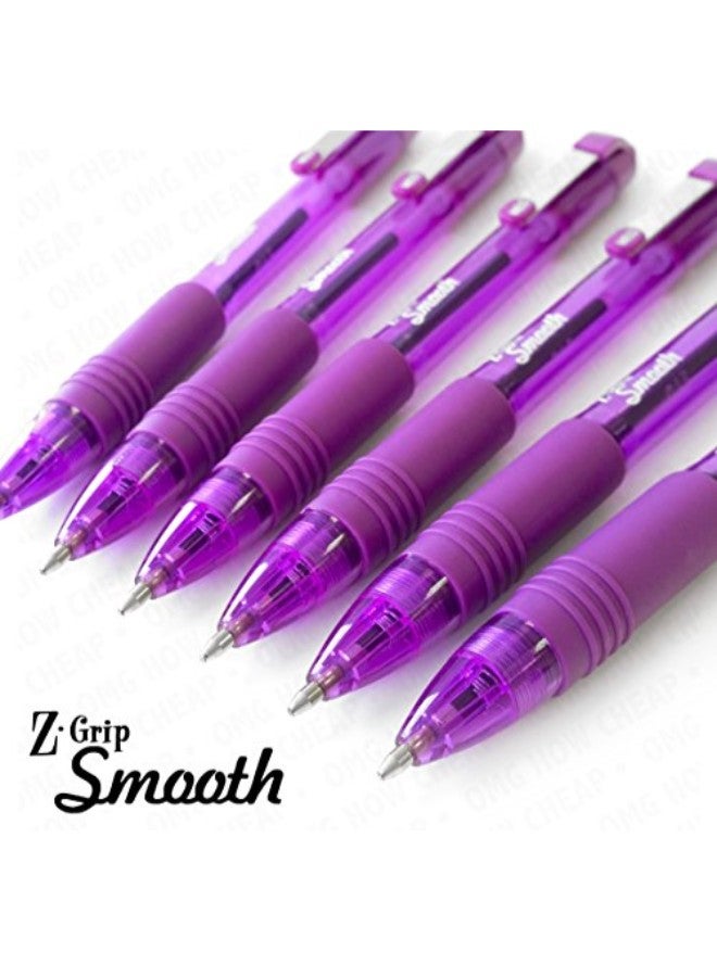 ZEBRA 6-Piece Smooth Retractable Ballpoint Pen  - Image 2