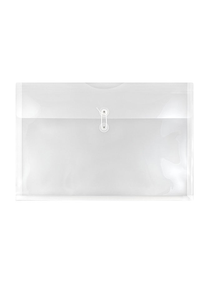 جام بايبر حافظة ملفات لكُتيبات كبيرة مُكوَّنة من 12 قطعة شفاف - Image 1