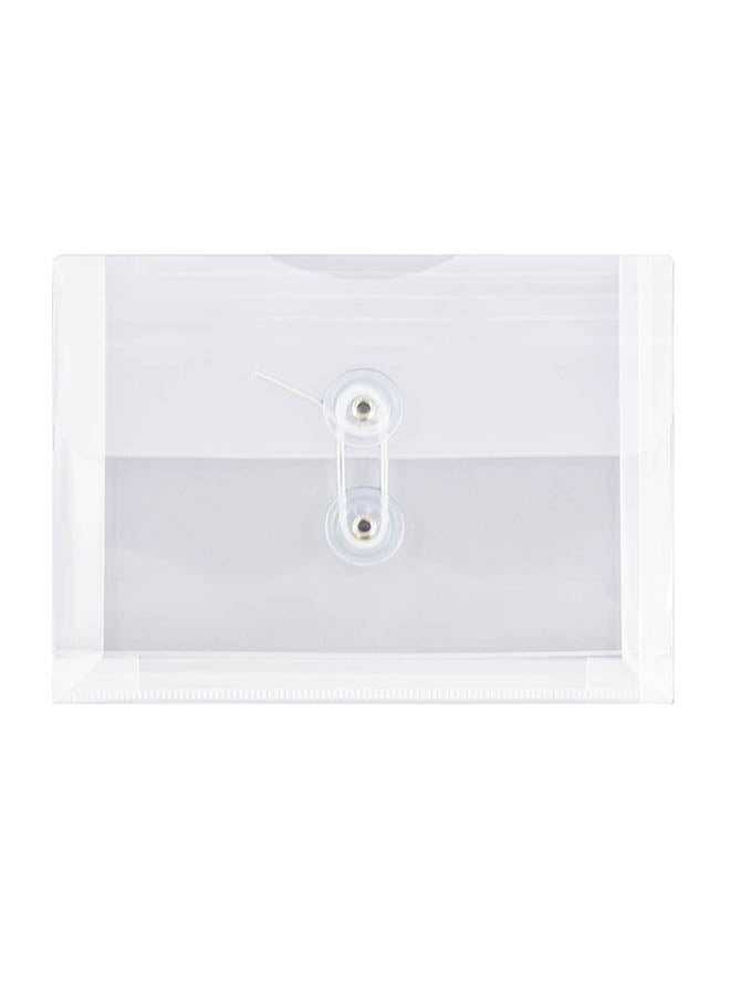 جام بايبر 12 قطعة من حافظة ملفات مقاس الفهرس شفاف - Image 1