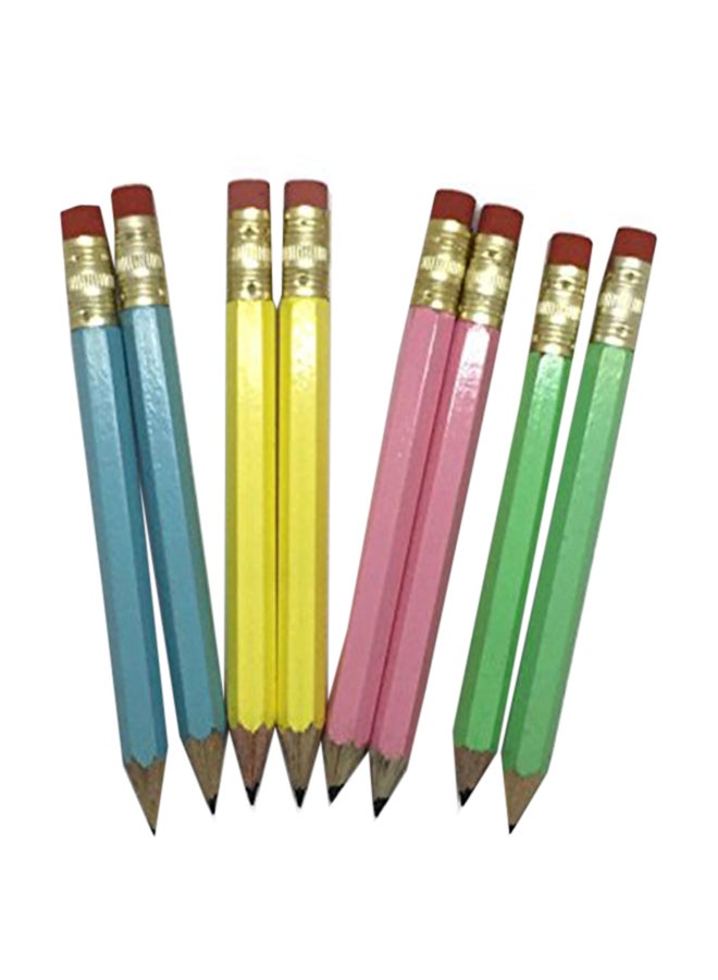 Express Pencils Pack Of 48 Half Pencil With Eraser - Image 1