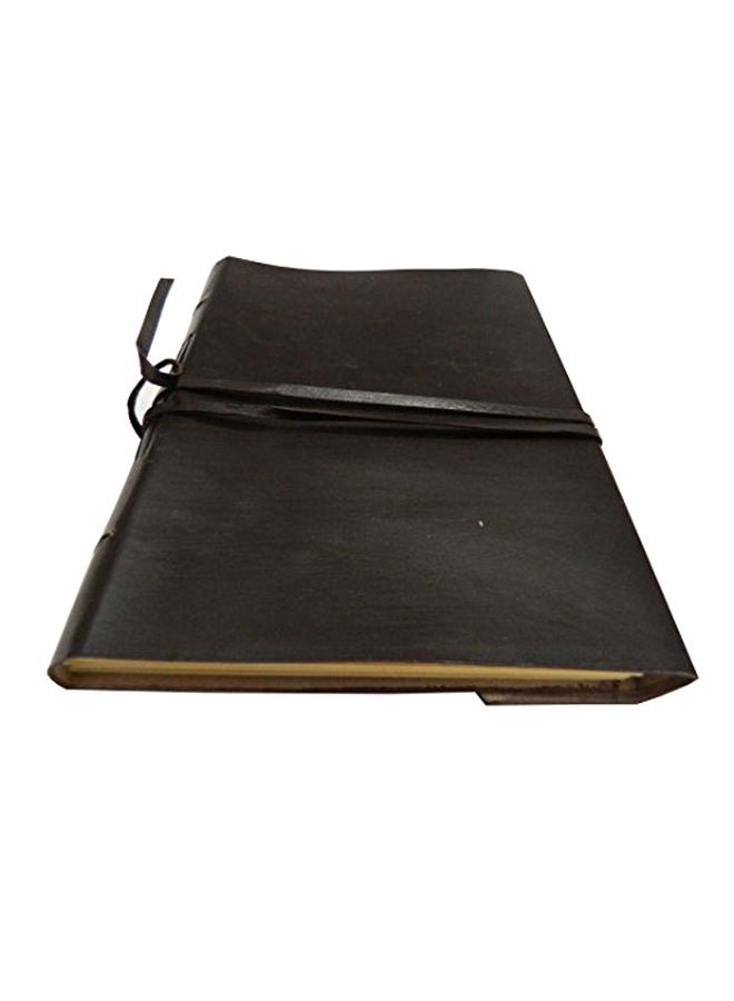 MNDesigns Leather Bound Journal Black/White  - Image 1