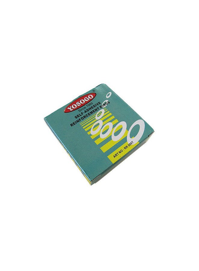 Yosogo Pack Of 6 Self Adhesive Hole Reinforcement Ring White  - Image 2