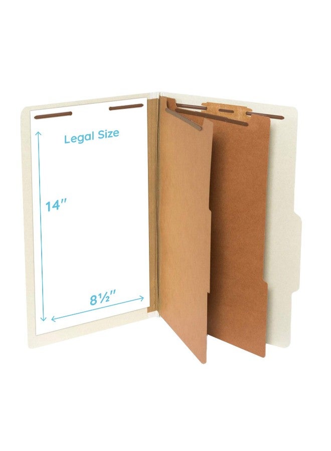 Blue Summit Supplies 10-Piece Legal Size Classification File Folder  - Image 3