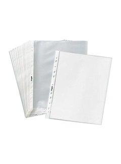 TYH Supplies 500-Piece Sheet Protector Set Clear/White  - Image 1