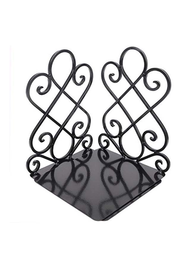 أنوينك لوحان لسند الكتب فيلت بتصميم كلاسيكي أسود - Image 3