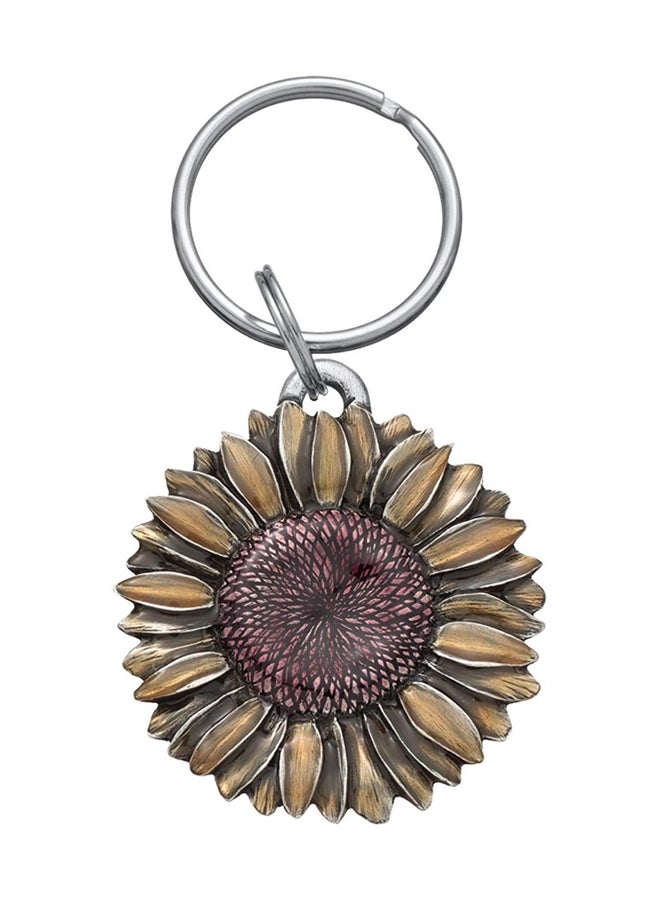 Danforth Sunflower Key Ring