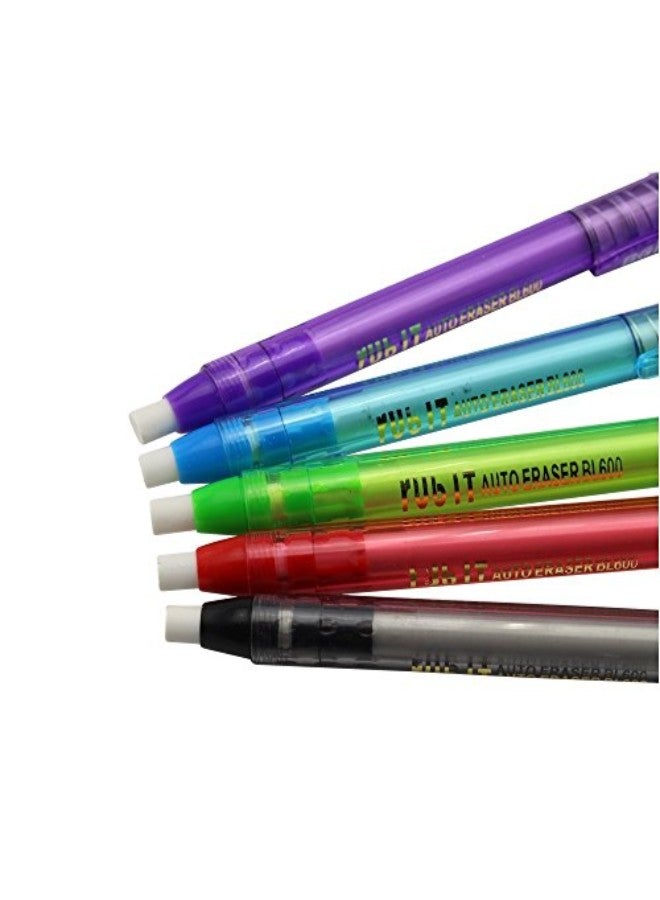 Ipienlee 12-Piece Pen-Style Pencil Eraser Gift Set Multicolour - Image 2
