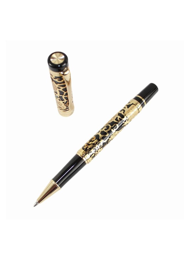 Gullor Golden Dragon Carved Roller Ball Pen - Image 4