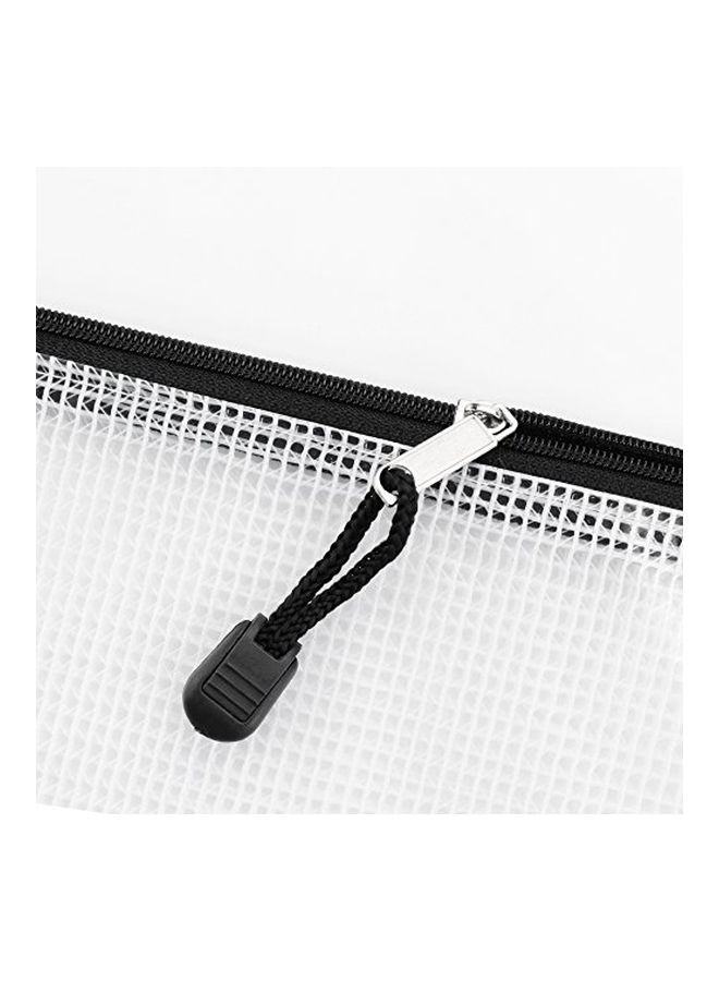 SUBANG 12-Piece Travel File Bags Clear/Black - Image 3