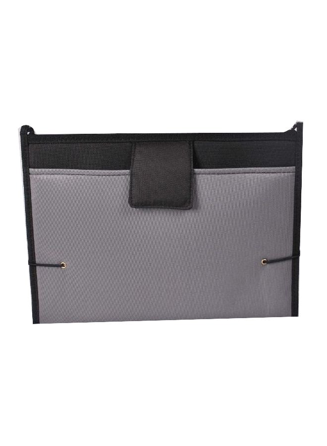 Filexec Expandable File Folder Grey/Black  - Image 1