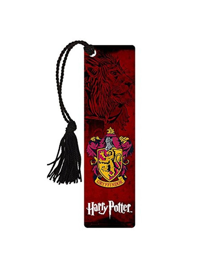 Trend Setters Harry Potter Gryffindor House Bookmark With Tassel Black/Red/Yellow - Image 1