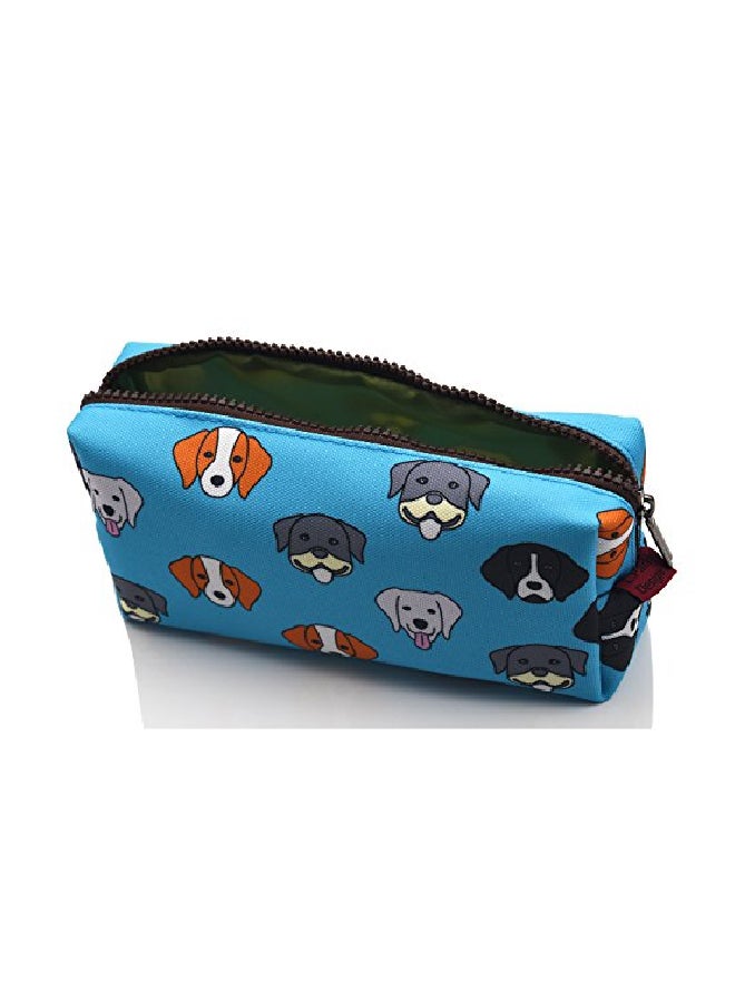 إل باركين حقيبة أدوات مكتبية مطبوع عليها كلب بول دوج أزرق - Image 2