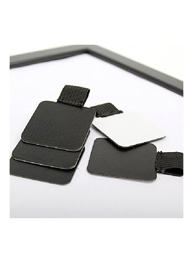 BronaGrand 5-Piece Self-Adhesive Leather Pen Holder Black  - Image 2