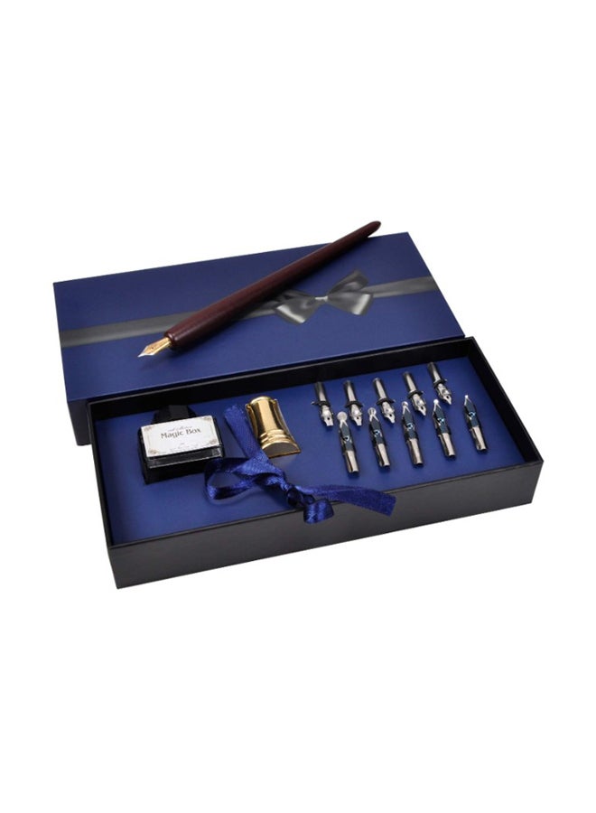 plotube Wooden Calligraphy Pen Set - Image 1