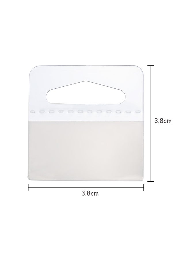 تيكيونايت مجموعة من 300 علامة تبويب معلقة للعرض مزودة بفتحة شفاف - Image 2