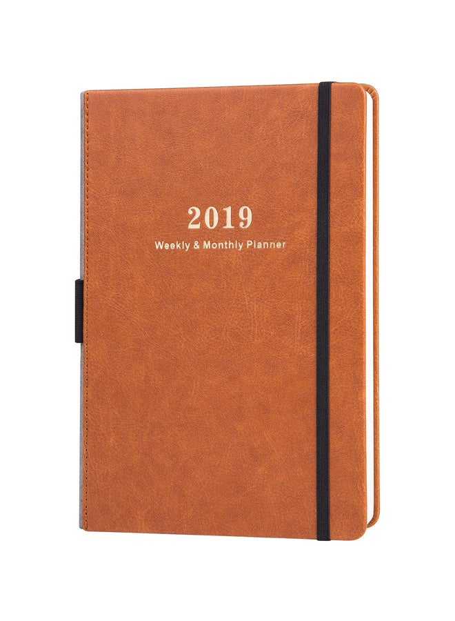 ليموم مخطط أسبوعي وشهري لعام 2019 بني  - Image 1