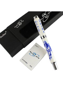 Porcelain Horse Fountain Pen With Gift Box And Ink Cartridge Blue/White - v1552568595/N21833265A_3