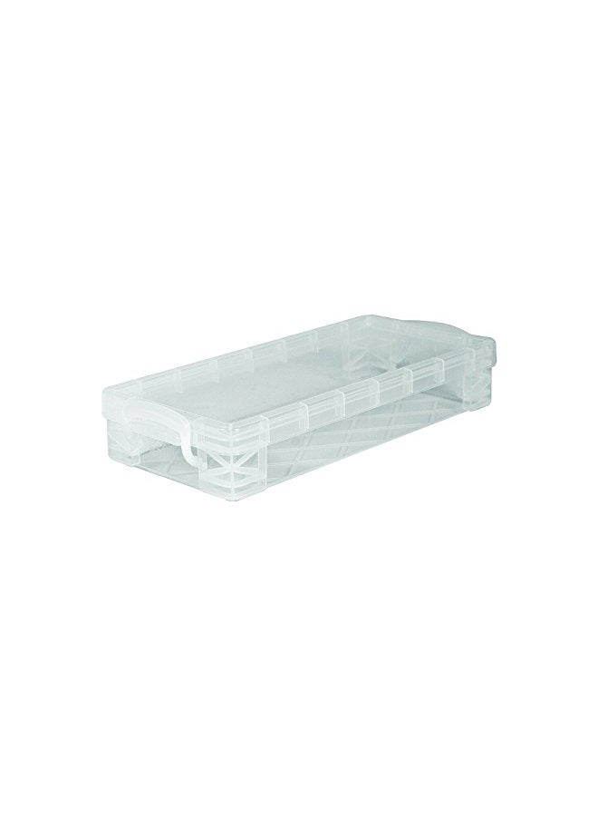 1InTheOffice 4-Piece Stackable Pencil Box Set Transparent  - Image 2