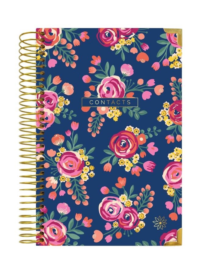 Contacts And Address Book Planner Blue/Pink/Red - v1552568603/N21905963A_1