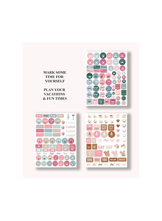 لامير مجموعة ملصقات مفكرة مكونة من 20 قطعة متعدد الألوان - Image 3