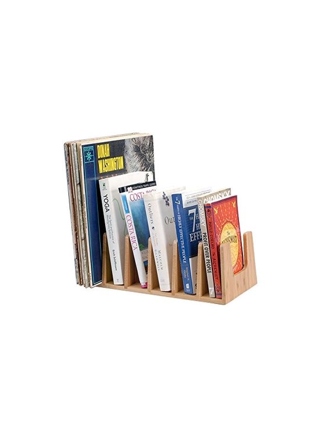 6-Section Book Organizer Brown - v1552568672/N21905851A_2