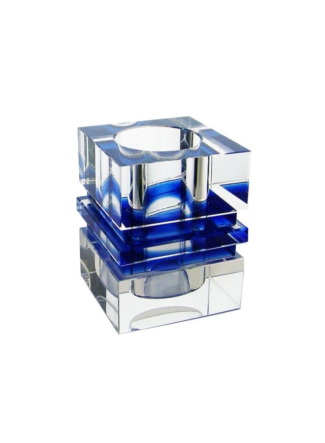 Amlong Crystal Crystal Desktop Pen Holder Blue  - Image 1