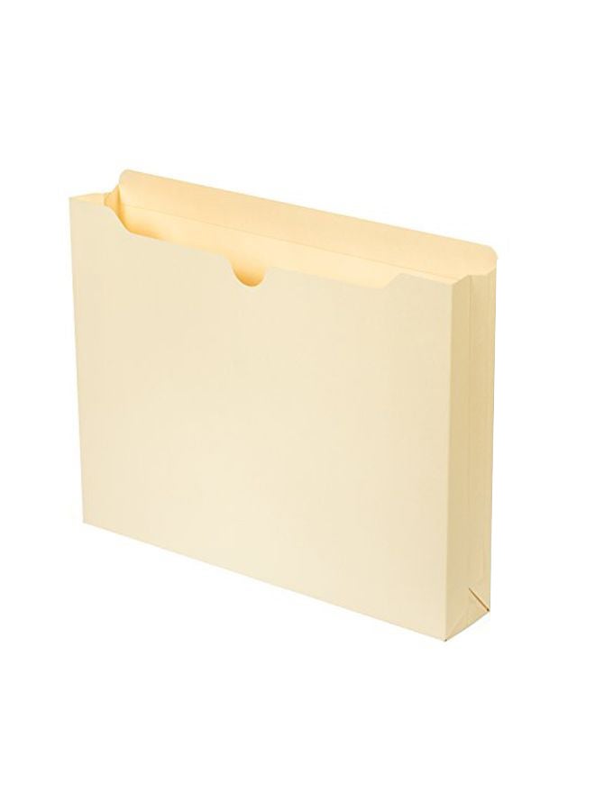 Blue Summit Supplies 50-Piece Expanding File Jacket Set Beige - Image 1
