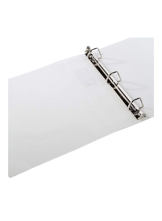 Filexec 2-Piece D-ring Binder Set Clear/Silver  - Image 2