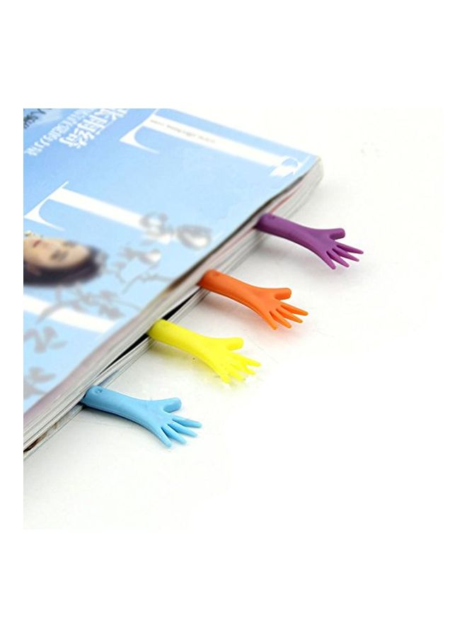 يوتون فواصل بنمط طلب المساعدة المضحك من 4 قطع أرجواني/ أصفر/ وردي - Image 3