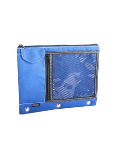 Filexec Zippered Pencil Pouch Blue  - Image 1