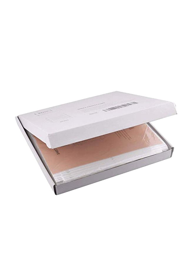 KTRIO 200-Piece Sheet Protectors Clear/White/Beige - Image 1