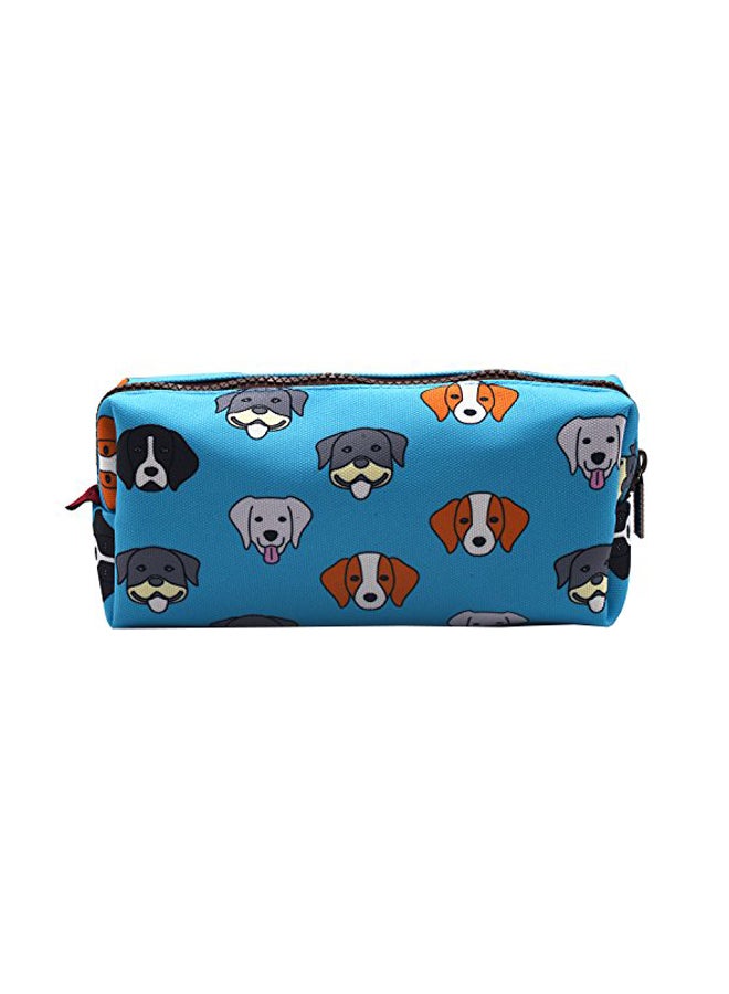 إل باركين حقيبة أدوات مكتبية مطبوع عليها كلب بول دوج أزرق - Image 1