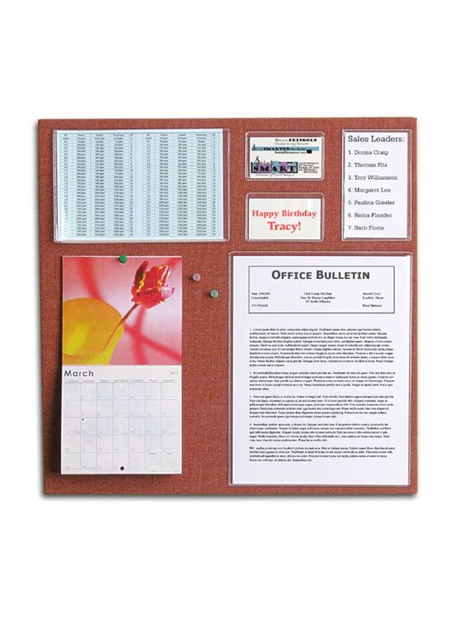 STORE SMART - 10-Piece Peel And Stick Sheet Protector Set Clear - Image 1