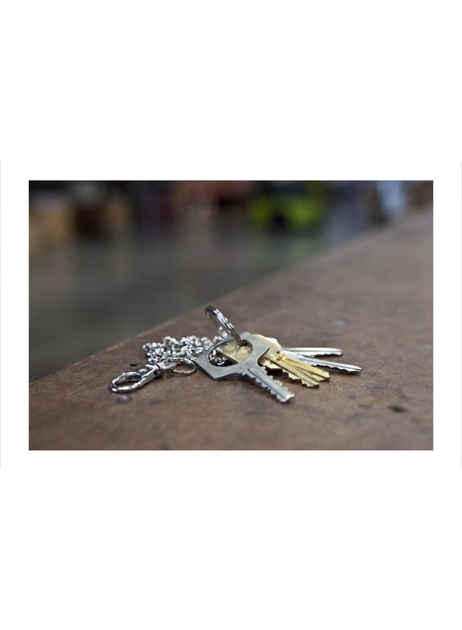 Pocket Chain Bolt Snap Keychain