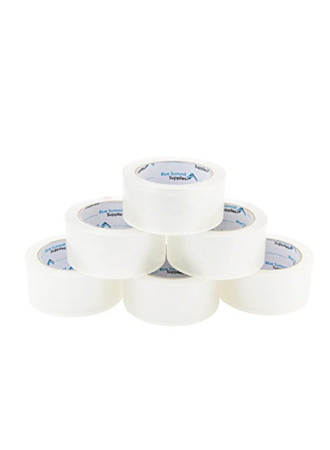 Blue Summit Supplies 6-Piece Packaging Tape Set Clear  - Image 1