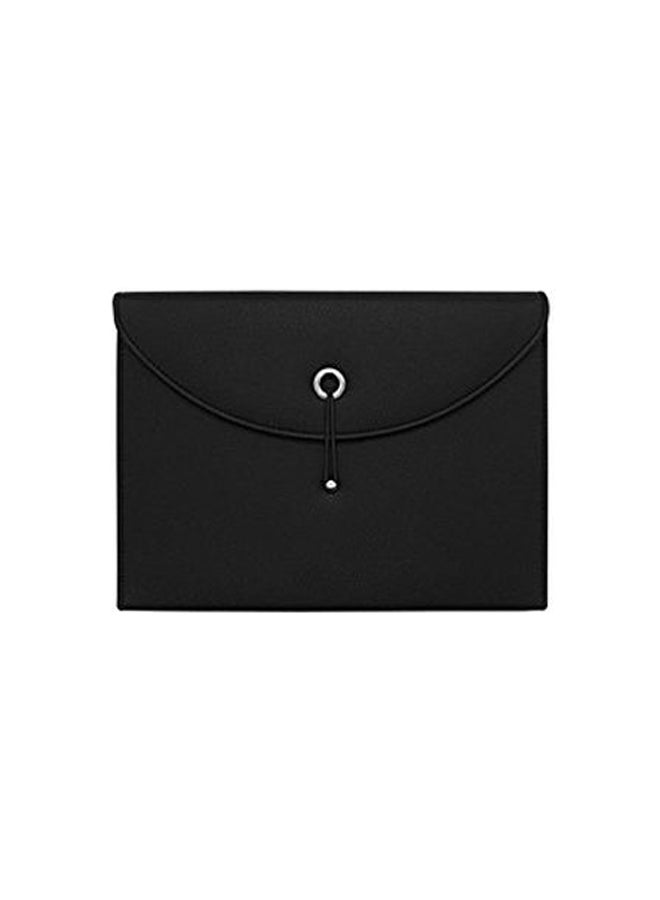 NKTM Expanding File Folder Black/Clear - Image 1