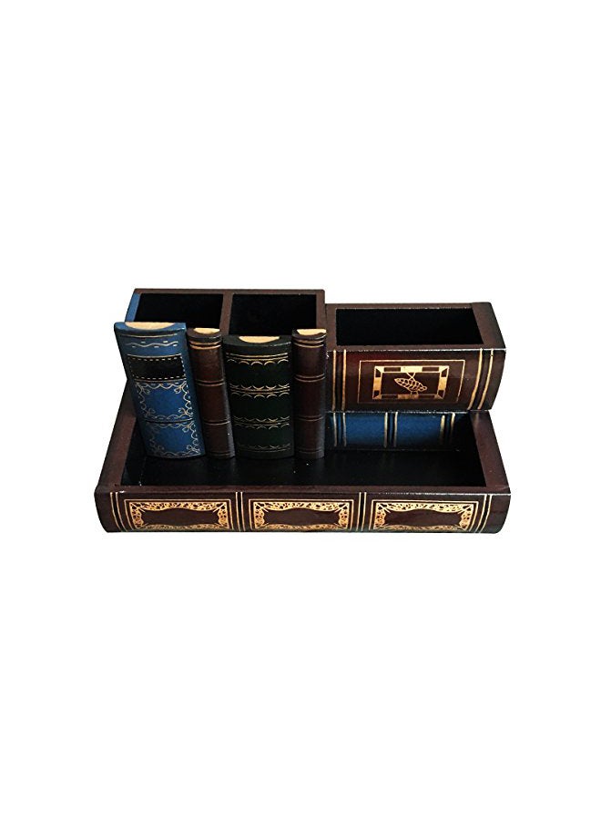 Tosnail Decorative Pencil Holder Gold/Brown/Blue/Green - Image 2