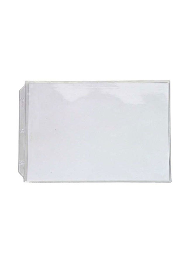 LandscapeBinder-com Pack Of 10 Landscape Sheet Protectors White - Image 1