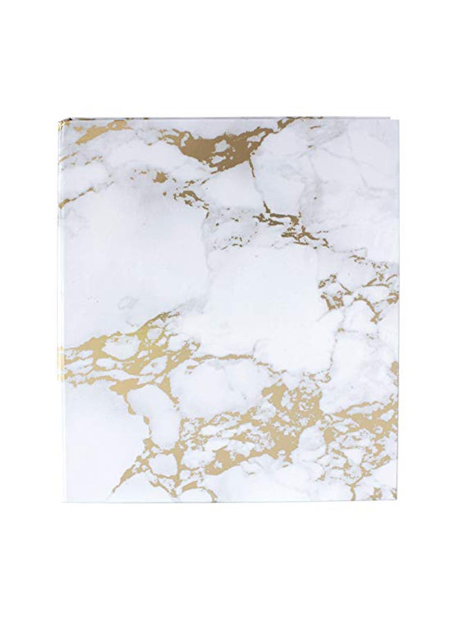 bloom daily planners Printed Binder White/Gold  - Image 1