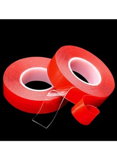 Glarks 6-Piece Double Sided Adhesive Tape Red  - Image 3