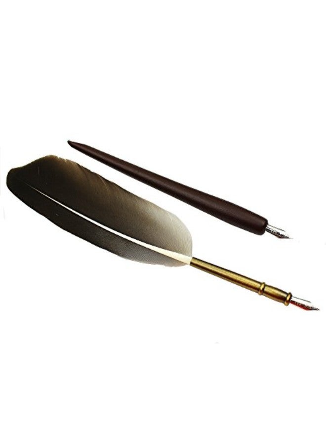 FEATTY Handcrafted Feather Calligraphy Pen Set - Image 3