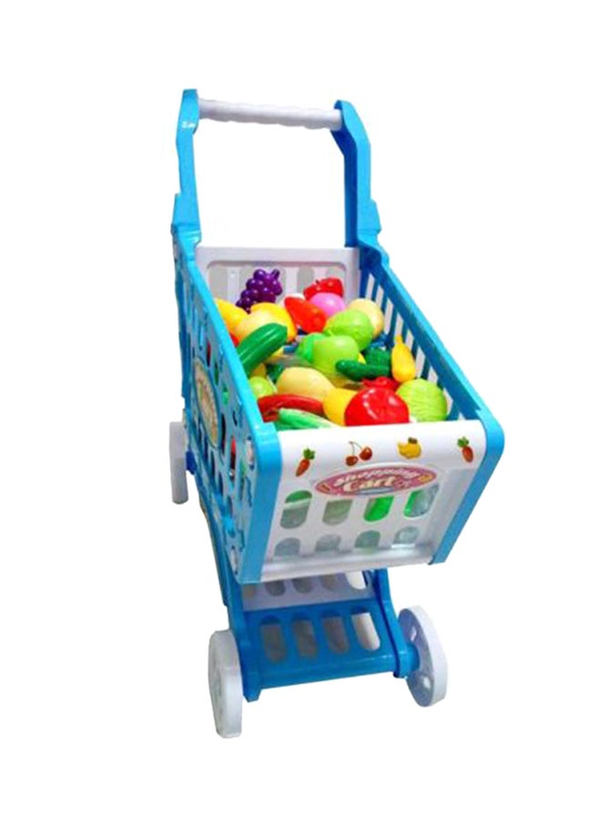 Simulation Shopping Cart Play Toy Kids 
