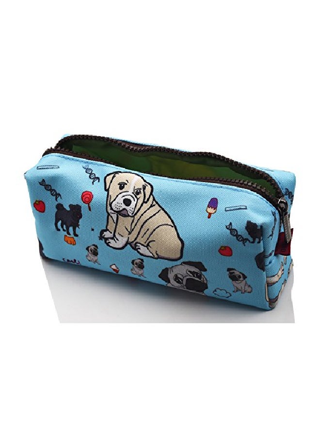 إل باركين مقلمة أقلام رصاص من القماش أزرق/ بيج/ أسود - Image 3